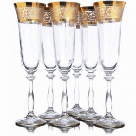 Набор бокалов для шампанского Lora Бесцветный H70-015 215ml