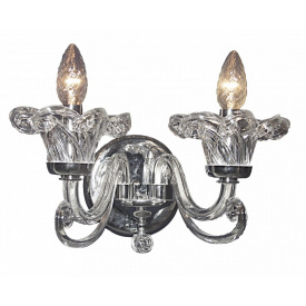 Бра хрустальное свеча Барокко Brille 40W CR-410 Бесцветный