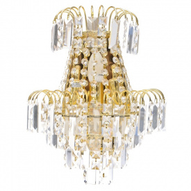 Бра хрустальное Дворцовый Brille 60W BCL-258 Золотистый