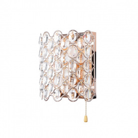 Бра LED хрустальное с выключателем Дворцовый Brille 40W BCL-484 Золотистый