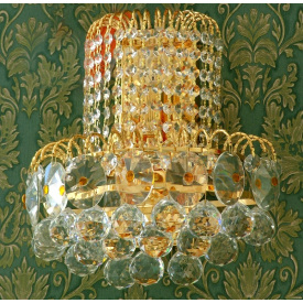 Бра хрустальное Дворцовый Brille 60W BCL-255 Золотистый