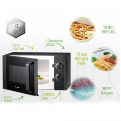 Мікрохвильова піч Trisa 7654.4212 Micro Grill 20l black (5178) Красноград