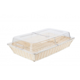 Корзинка One Chef с открывающейся крышкой-колпаком 53х33х14,8 см