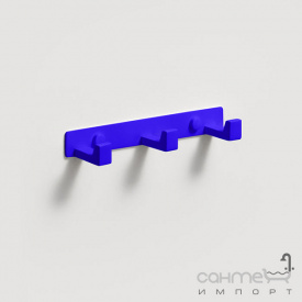 Вешалка с тремя квадратными крючками Liberta Unit Color глянцевая, покраска по RAL