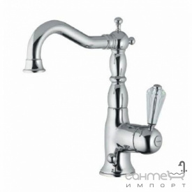 Смеситель для раковины Bugnatese Oxford Kristal 6313K NS матовый никель