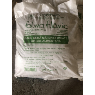 Соль техническая для дорог в мешках 25 кг, Румыния-335 грн