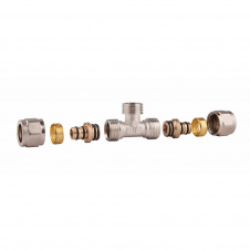 Тройник обжимной SD Forte 16х1/2&quotх16 НР SF178W161516