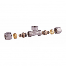 Тройник обжимной SD Forte 16х1/2&quotх16 ВР SF177W161516