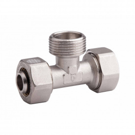 Тройник обжимной SD Plus 20х1/2&quotх20 НР SD160W201520