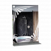 Зеркало для ванной комнаты 500х800 Ф355