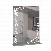 Зеркало для ванной комнаты 600х800 Ф375
