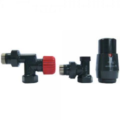 Термокомплект аксиальный Vario Term AXI ELEGANCKIE черный матовый угловой Київ