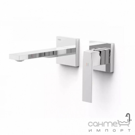 Смеситель для раковины скрытого монтажа Tres Slim Exclusive 20230001 хром, излив 18см