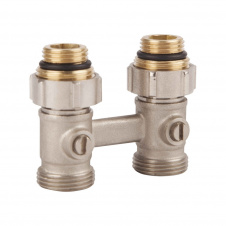 Кран шаровой SD Forte 3/4&quot;х1/2&quot; для радиатора нижний SF251W15