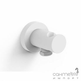 Держатель для ручного душа с шланговым подключением Tres 20518201BL белый глянец