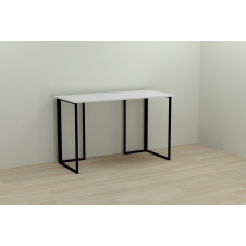 Компьютерный стол Ferrum-decor Ханна 75x140x70 черный ДСП Белое 16мм