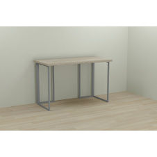 Компьютерный стол Ferrum-decor Ханна 75x100x60 серый ДСП Дуб Сонома 32мм