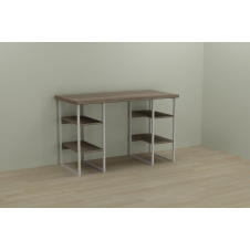 Фото - Компьютерный стол Ferrum-decor Карэн 75x120x70 белый ДСП Дуб Сонома Труфель 32мм Компьютерный стол Ferrum-decor Карэн 75x120x70 белый ДСП Дуб Сонома Труфель 32мм