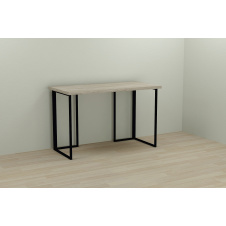 Фото - Компьютерный стол Ferrum-decor Ханна 76x100x70 черный ДСП Дуб Сонома 32мм Компьютерный стол Ferrum-decor Ханна 76x100x70 черный ДСП Дуб Сонома 32мм