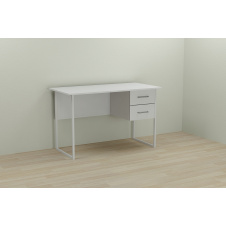 Фото - Компьютерный стол Ferrum-decor Дакота 75x140x70 белый ДСП Белое 16мм Компьютерный стол Ferrum-decor Дакота 75x140x70 белый ДСП Белое 16мм