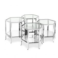 Кофейный журнальный столик в стиле LOFT (NS-571)