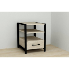Фото - Тумба Ferrum-decor Вів'єн 1/1 50x41x40 см Дуб Сонома (XK00094) Тумба Ferrum-decor Вів'єн 1/1 50x41x40 см Дуб Сонома (XK00094)