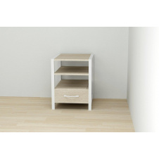 Фото - Тумба Ferrum-decor Вів'єн 1/1 50x41x40 см Дуб Сонома (XK00100) Тумба Ferrum-decor Вів'єн 1/1 50x41x40 см Дуб Сонома (XK00100)