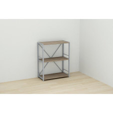 Этажерка Ferrum-decor Конект 73x60x28 см Дуб сонома (XK00233)