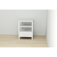 Тумба Ferrum-decor Вивьен 1/1 50x41x40 см Белый (XK00097)