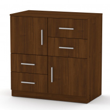 Комод Компанит 2+4 Орех экко (84х45х85 см)