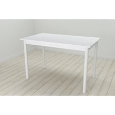 Стіл кухонний Ferrum-decor Беніта 75x120x70 Білий ДСП Біле 16мм (BEN0029)