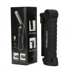 Аккумуляторный фонарик на магните Worklight W-51 складной 360 micro USB Киев