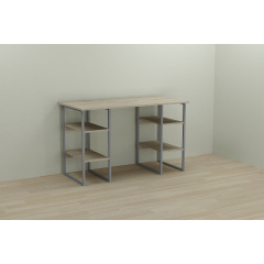 Комп'ютерний стіл Ferrum-decor Карен 75x120x70 сірий ДСП Дуб Сонома 16мм Чернігів