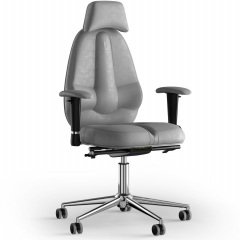 Крісло KULIK SYSTEM CLASSIC Антара з підголівником без рядка Сріблястий (12-901-BS-MC-0316) Вільнянськ
