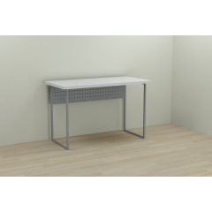 Комп'ютерний стіл Ferrum-decor Майк 75x100x70 сірий ДСП Біле 32мм Київ