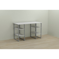 Компьютерный стол Ferrum-decor Тим 75x120x60 серый ДСП Белое 16мм Коломыя