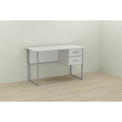 Комп'ютерний стіл Ferrum-decor Дакота 75x120x70 сірий ДСП Біле 16мм Одеса