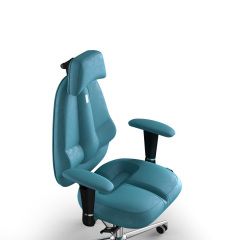 Крісло KULIK SYSTEM CLASSIC Антара з підголівником без рядка Аквамарин (12-901-BS-MC-0305) Василівка