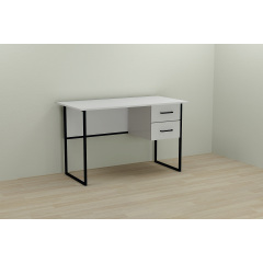 Комп'ютерний стіл Ferrum-decor Дакота 75x140x60 чорний ДСП Біле 16мм Чернігів