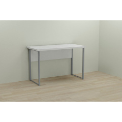 Компьютерный стол Ferrum-decor Курт 75x140x70 серый ДСП Белое 32мм Тернополь