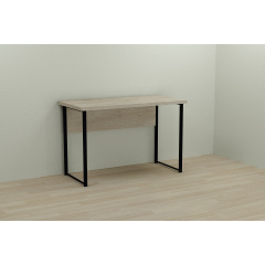 Компьютерный стол Ferrum-decor Курт 75x100x70 черный ДСП Дуб Сонома 32мм Запорожье