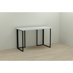 Комп'ютерний стіл Ferrum-decor Ханна 76x140x70 чорний ДСП Біле 32мм Балаклія