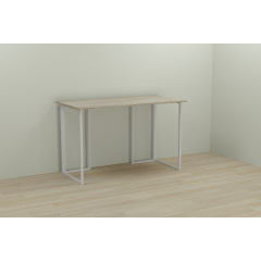 Комп'ютерний стіл Ferrum-decor Ханна 75x100x70 білий ДСП Дуб Сонома 16мм Запоріжжя