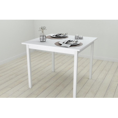 Стіл кухонний Ferrum-decor Дієго 75x80x80 Білий ДСП Біле 16мм (DIE0036) Чернівці