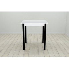 Стол кухонный Ferrum-decor Диего 75x70x70 Черный ДСП Белое 16мм (DIE0008) Винница