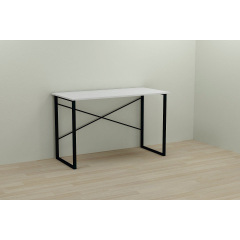 Комп'ютерний стіл Ferrum-decor Дейв 75x140x60 чорний ДСП Біле 16мм Київ