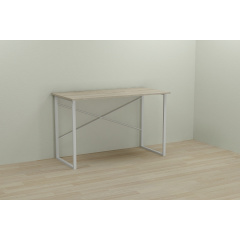 Компьютерный стол Ferrum-decor Дейв 75x120x60 белый ДСП Дуб Сонома 16мм Киев