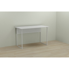 Компьютерный стол Ferrum-decor Майк 75x100x70 белый ДСП Белое 16мм Днепр