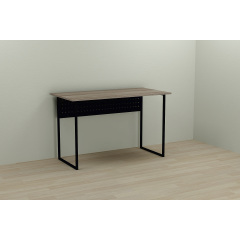 Комп'ютерний стіл Ferrum-decor Майк 75x120x60 чорний ДСП Дуб Сонома Труфель 16мм Київ