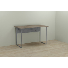 Комп'ютерний стіл Ferrum-decor Майк 75x100x70 сірий ДСП Дуб Сонома Труфель 16мм Житомир